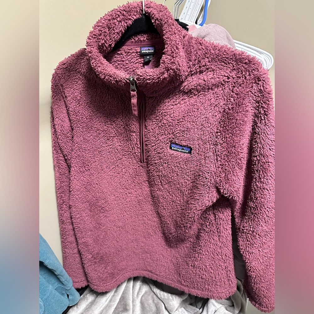 Patagonia Los Gatos 1/4 Zip - burgundy - size M